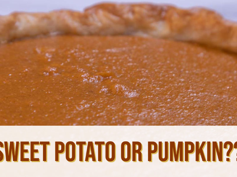 Sweet Potato Pumpkin Pie